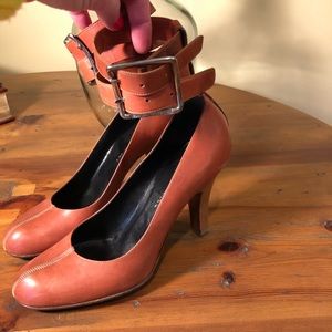 Emporio Armani Cute double ankle buckle pumps